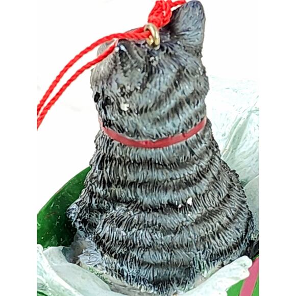 Cat Kitten Lovers Christmas Ornaments 2 1/2" Luv A Pet Holidays 1999 x2 - Picture 11 of 14